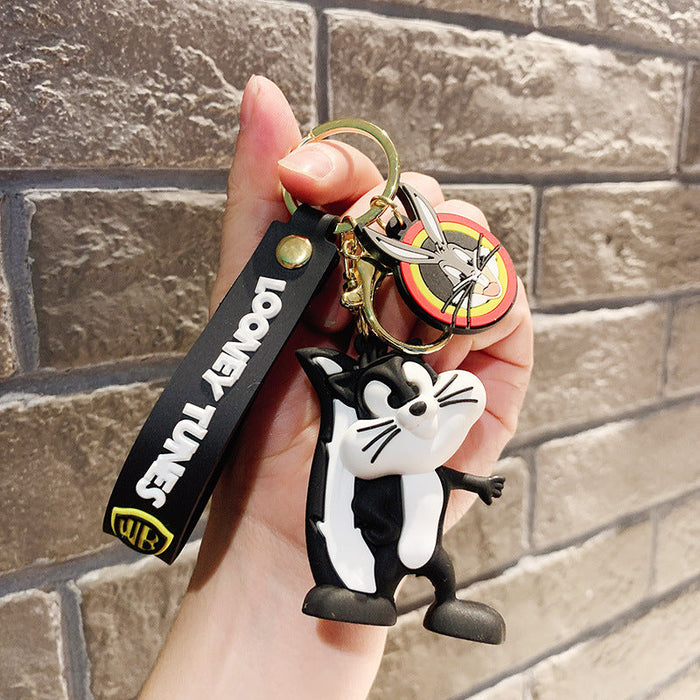 Wholesale Keychains PVC Hardware Cute Cartoon (M) JDC-KC-JCai062