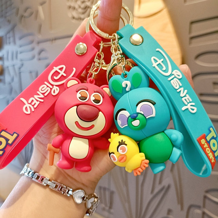 Wholesale Silicone Cartoon Doll Keychain JDC-KC-MingT100