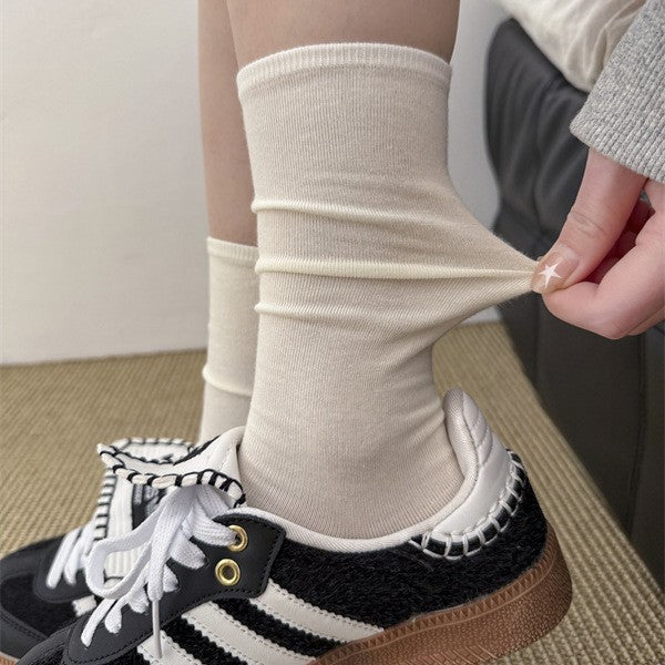 Wholesale Versatile boneless calf socks, cotton casual pile socks, long socks