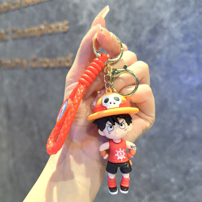 Wholesale Metal Keychain Cartoon Anime Cosplay Bag Charm Gift for Car Key Accessory MOQ≥2