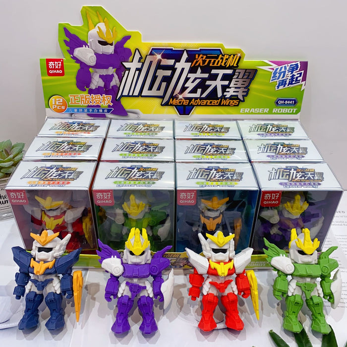 Wholesale 12pcs/box Decorative Rubber Eraser Amusement Park Cartoon Student Stationery