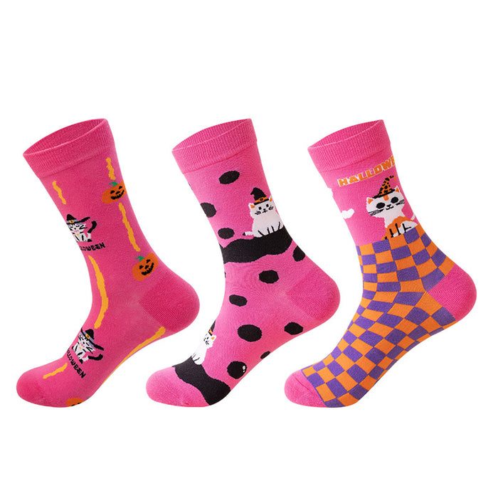 Wholesale  Pink Cat Socks