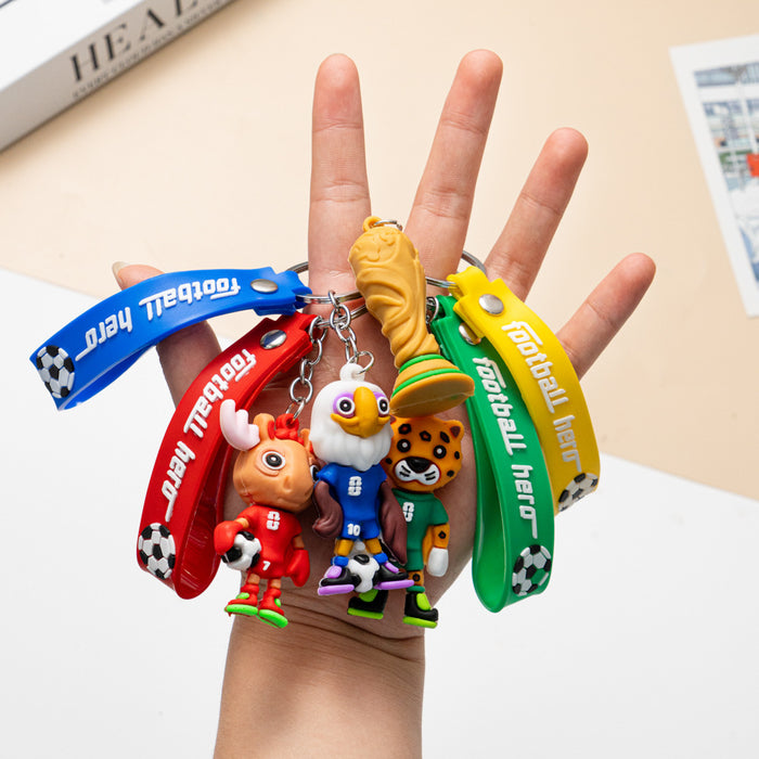 Wholesale Fan merchandise  cartoon mascot keychains