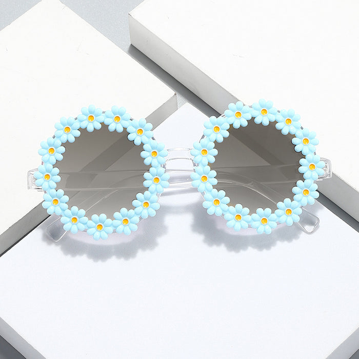 Wholesale Adult Daisy Sunglasses Cute Flower Sunglasses Sunflower Parent Child Sunglasses