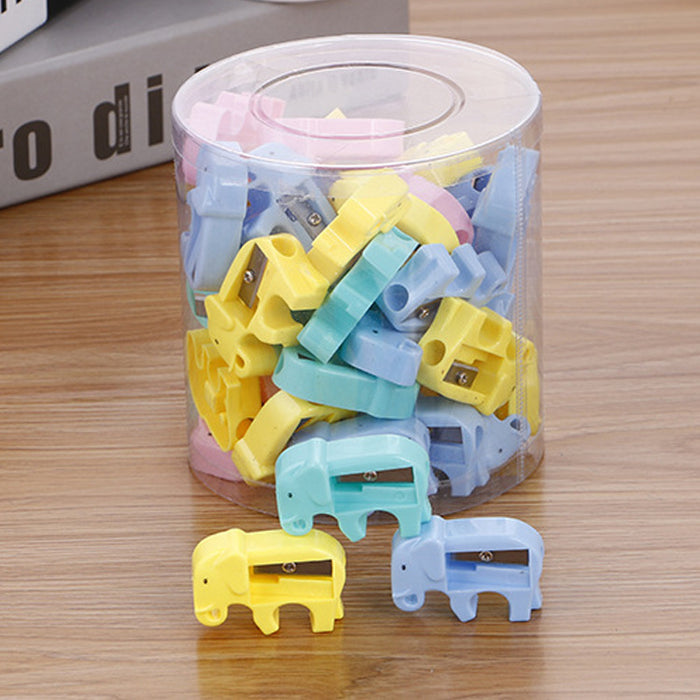 Wholesale Plastic Candy Color Small Pencil Sharpener JDC-PS-Liuj001