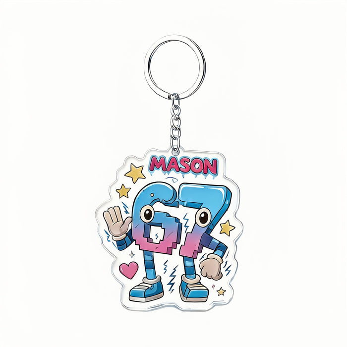 Wholesale Western Style Acrylic Keychain Bag Charm Fashion Accessory Gift MOQ≥2