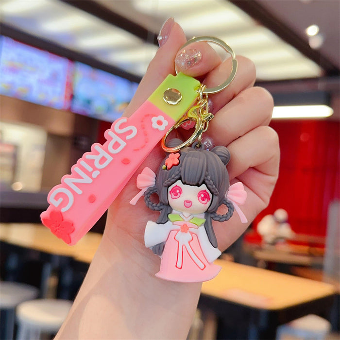 Wholesale Kasuga Hanfu Girl Cartoon Cute Keychain JDC-KC-YueW012