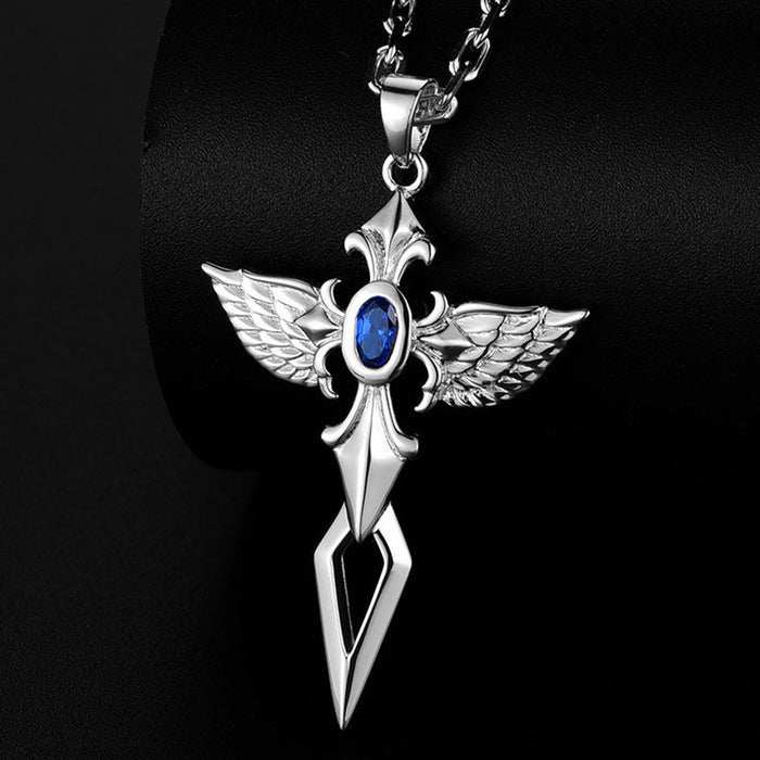 Wholesale  necklace fashion brand devil pendant men's necklace