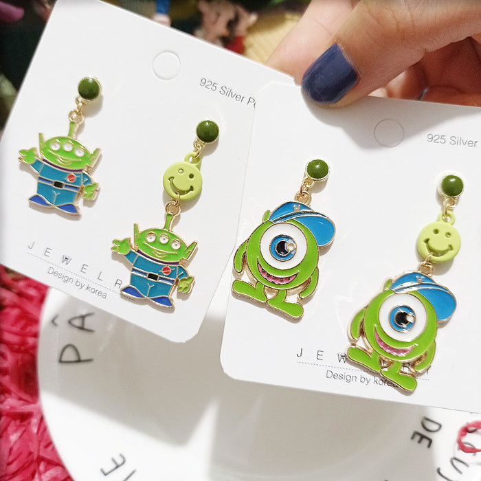 Wholesale Cartoon Alloy Cute Earrings JDC-ES-Xingj041