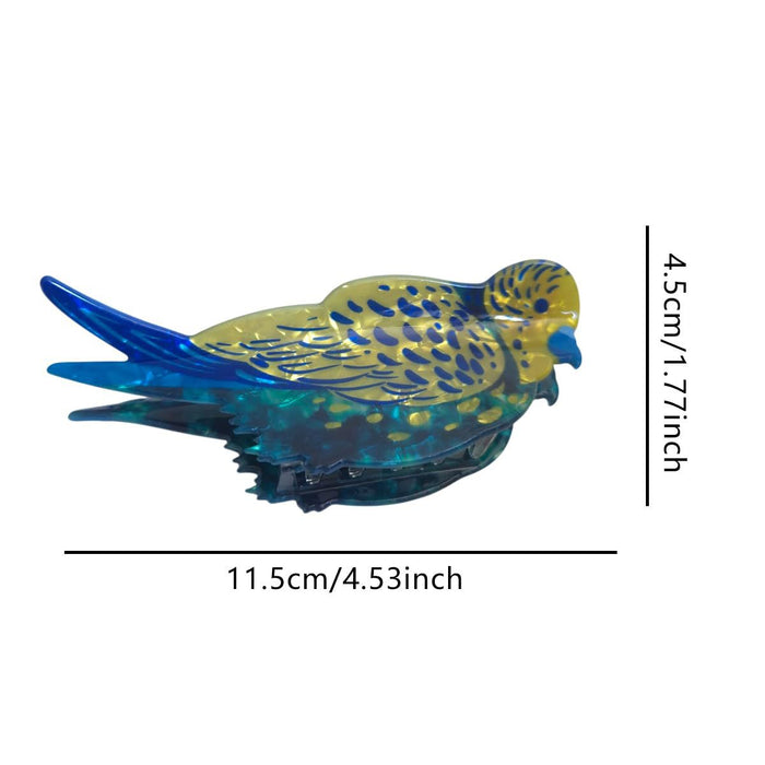 Wholesale Colorful Parrot Claw Hair Clip PVC Creative Bird Design Hair Accessory