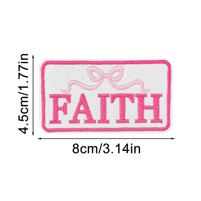 Wholesale English Letter Embroidery DIY Patches