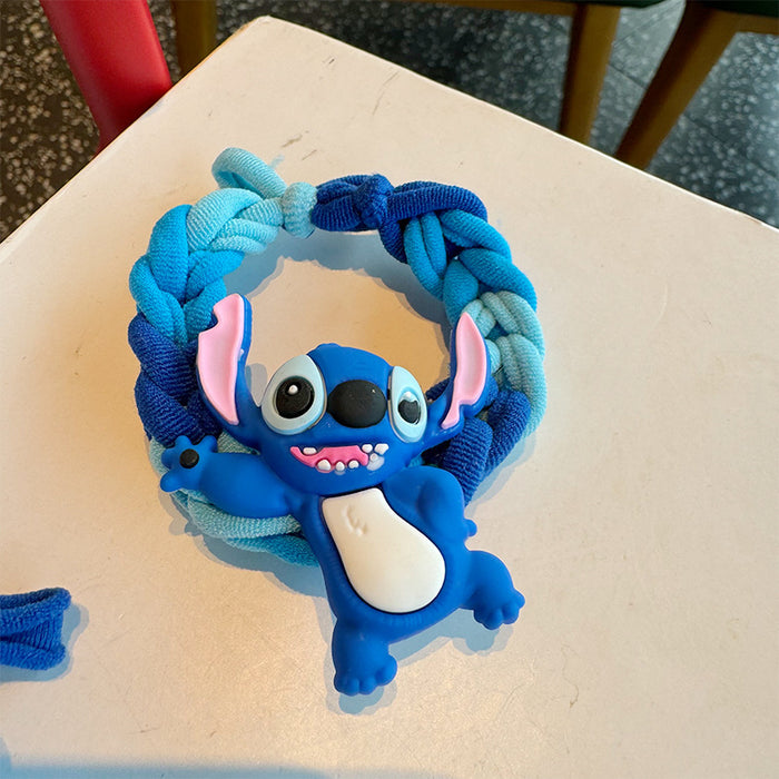 Wholesale Handmade cartoon hand rope small rubber band for boyfriend bracelet couple girlfriends hair rope women' s hair