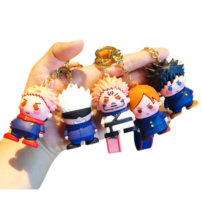 Wholesale Cartoon Doll Silicone Keychain JDC-KC-Tingm258