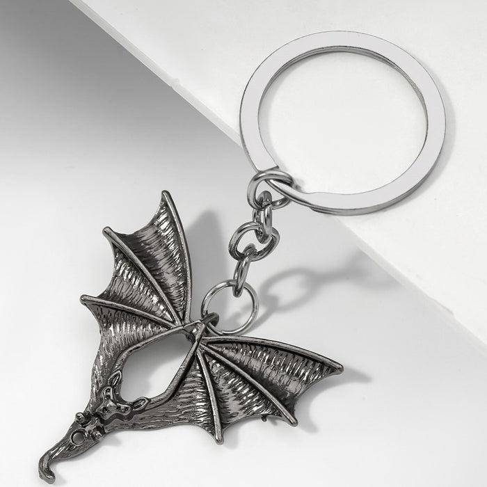 Wholesale Gothic Alloy Bat Keychain JDC-KC-RongRui062