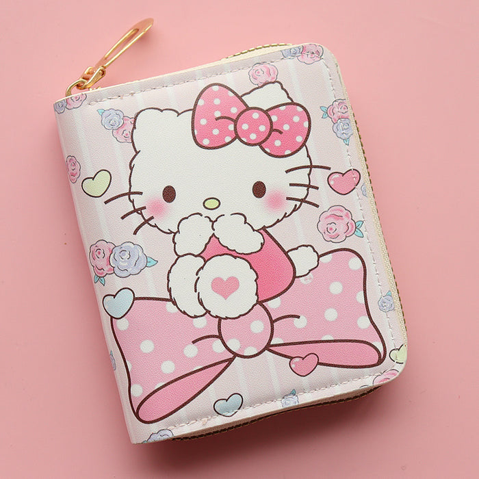 Wholesale PU Cute Cartoon Mini Kitty Wallet JDC-WT- Jumei001