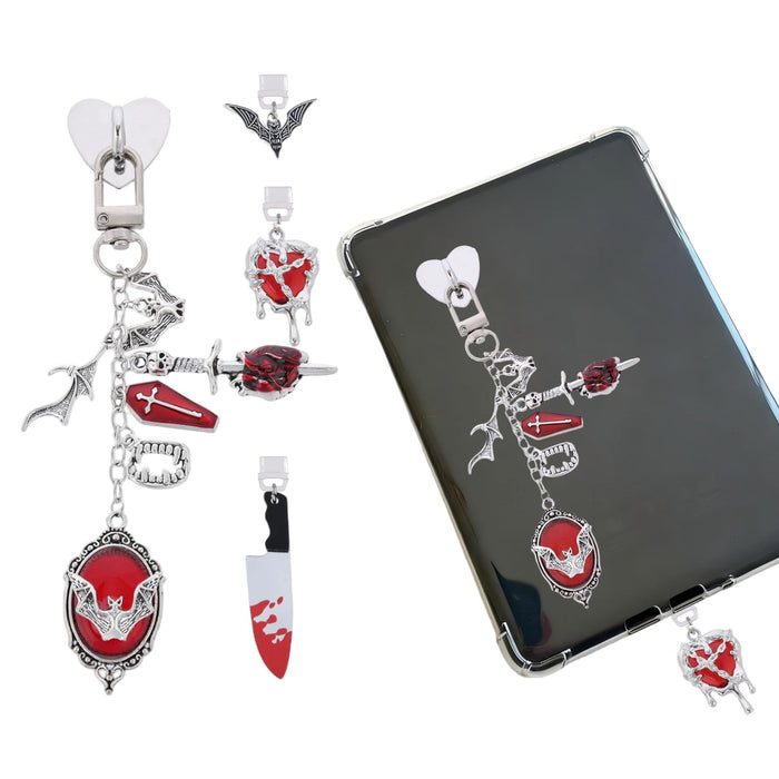 Wholesale Valentine' s Day pendant,  bow,  phone dust plug,  heart-shaped stand