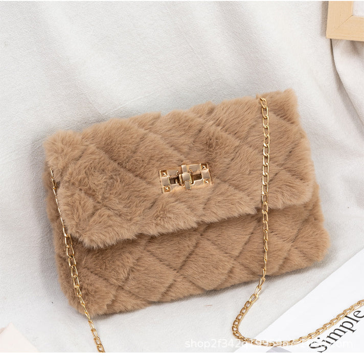 Wholesale Shoulder Bag Plush Fashion Versatile  JDC-SD-BYang008