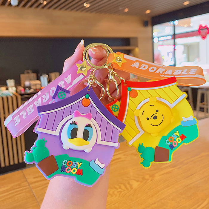 Llavero de monedas de monedas de silicona de dibujos animados al por mayor JDC-KC-KUM017