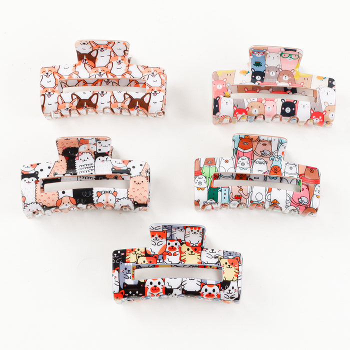 Wholesale Cartoon Animal Jewelry Headwear Grabber Hairpin Cartoon