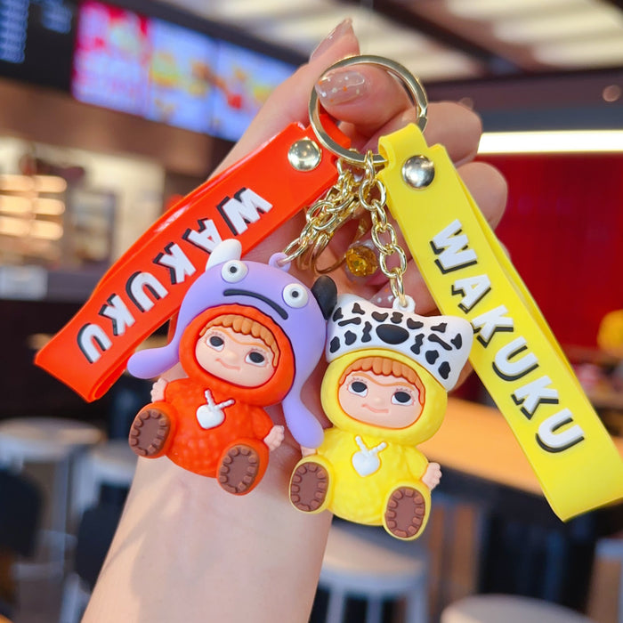 Wholesale Cute Doll Party Series Keychain