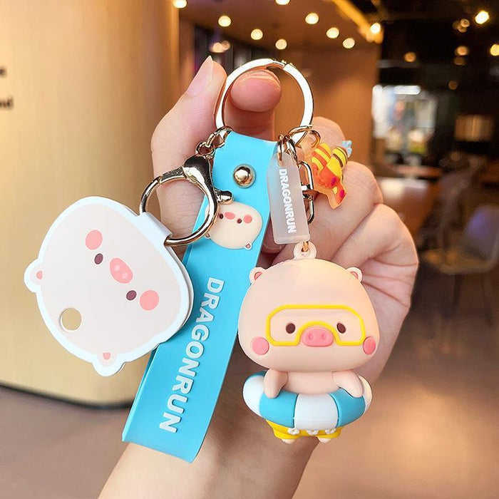 Wholesale Cartoon Silicone Keychain JDC-KC-MZL015