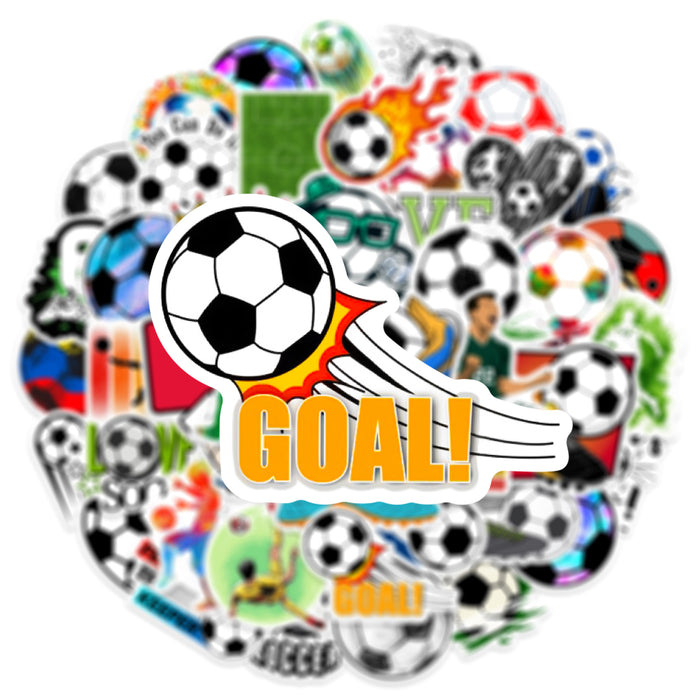 Wholesale 50 football graffiti waterproof stickers