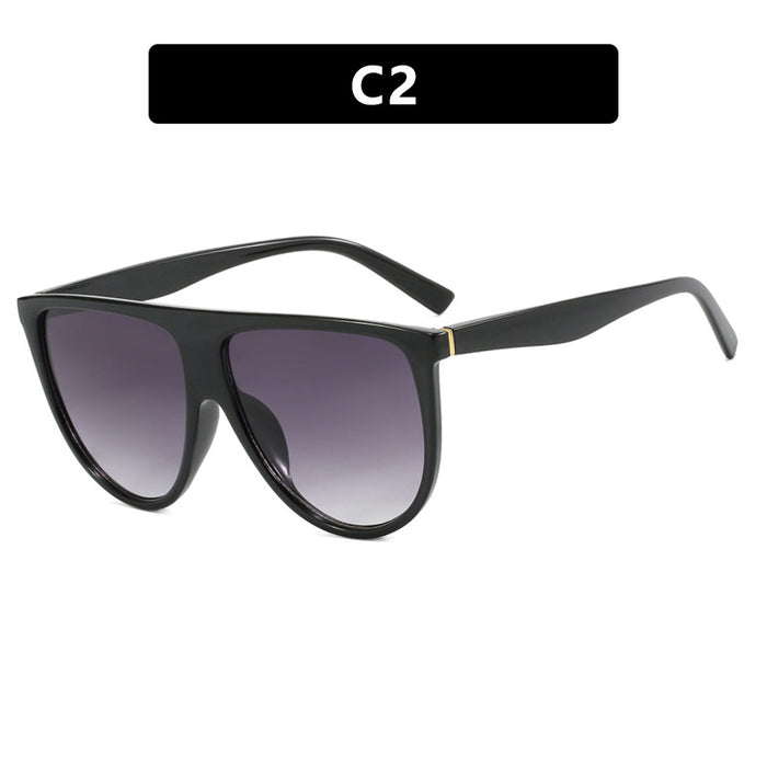 Wholesale Anti blue light internet celebrity large frame flat lens new glasses frame can be matched with myopia glasses frame