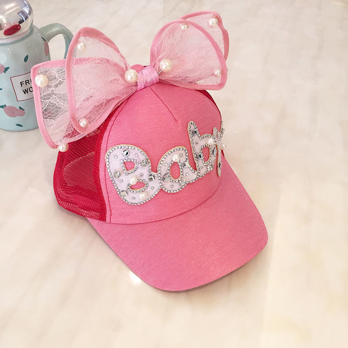 Wholesale Cotton Children's Breathable Mesh Cartoon Baseball Cap JDC-FH-WeiShang003