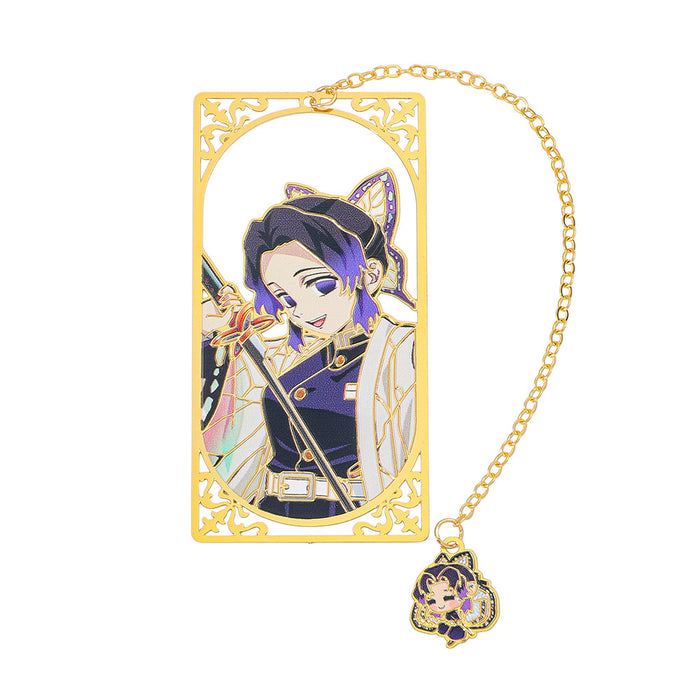 Wholesale Creative Anime Character Design Hollow Brass Metal Bookmark
