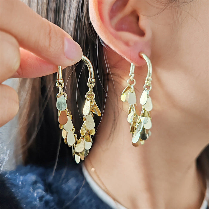 Wholesale Earrings with retro style tassel earrings