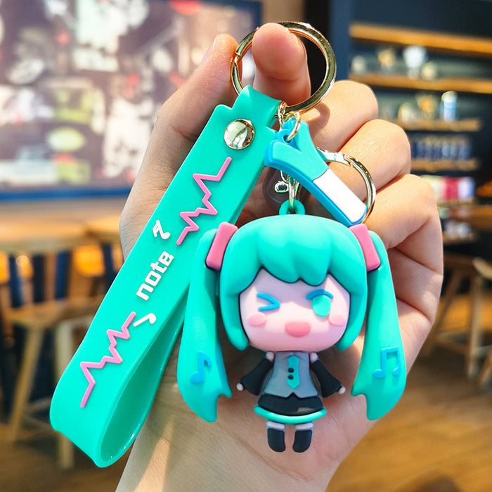 Wholesale Cartoon Doll Rubber Keychain JDC-KC-Tingm164