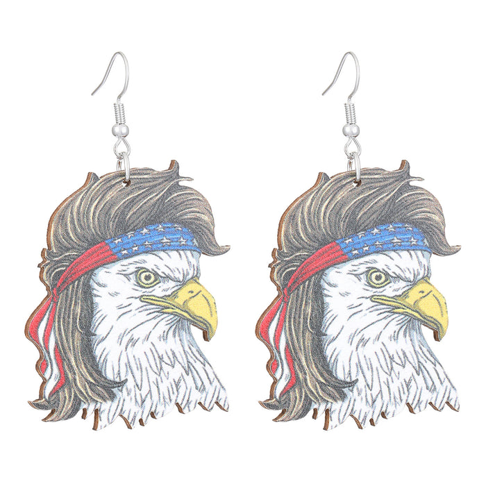Wholesale National Flag Ice Cream Star Boots Cross Love Set Earrings Cross Border Accessories