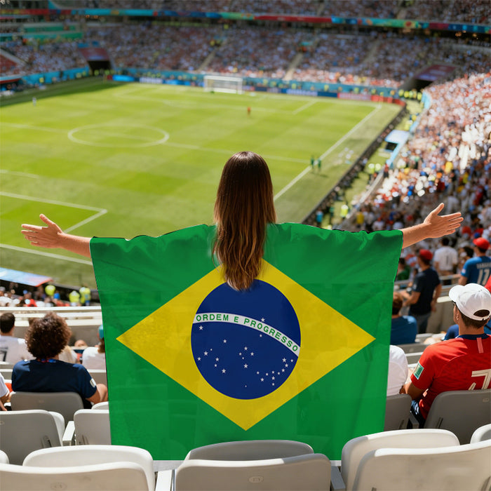 Wholesale Fan Flag 90x150cm Decorative World Cup Party Accessory