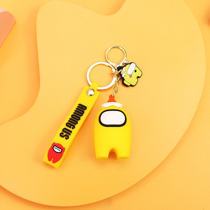 Wholesale Cartoon Silicone Doll Keychain JDC-KC-MZL001