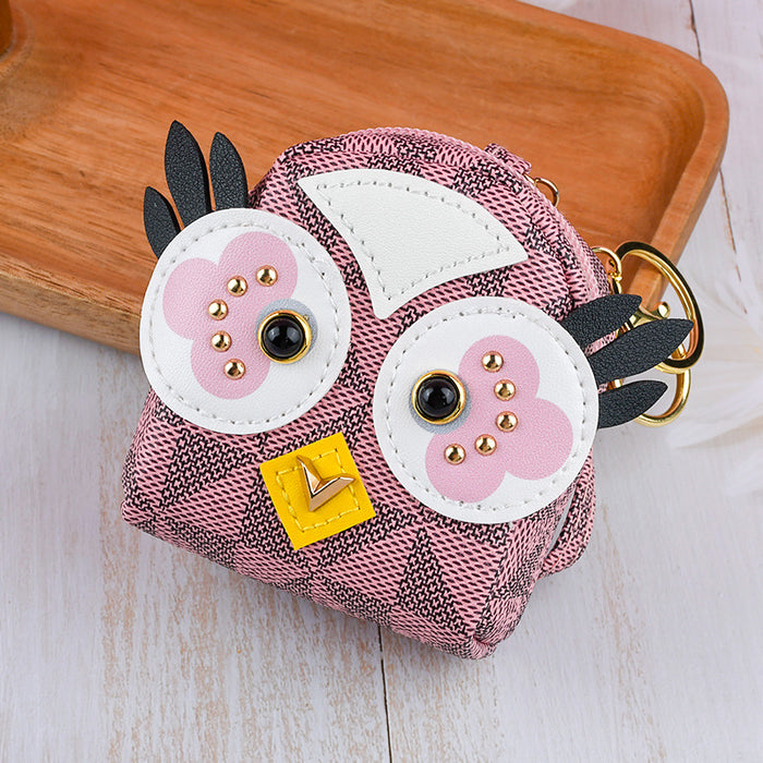 Wholesale PU Owl Key Pendant JDC-KC-DiPN001
