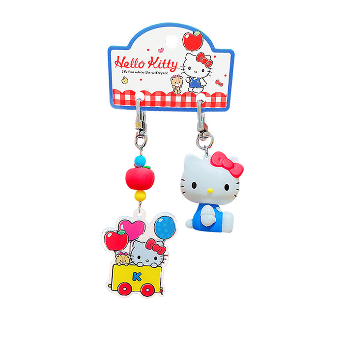 Wholesale Balloon pairing keychain couple backpack pendant small gift keychain