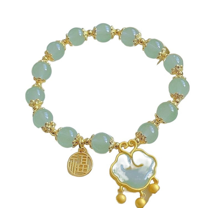 Wholesale Safe lock bracelet with niche design attracts wealth and good luck bracelet