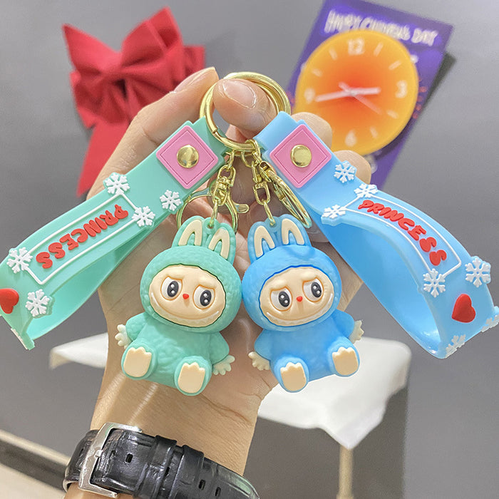 Wholesale Cute Cross-Dressing Sitting Posture Cute Series Keychain Car Backpack Doll Gift Keychain