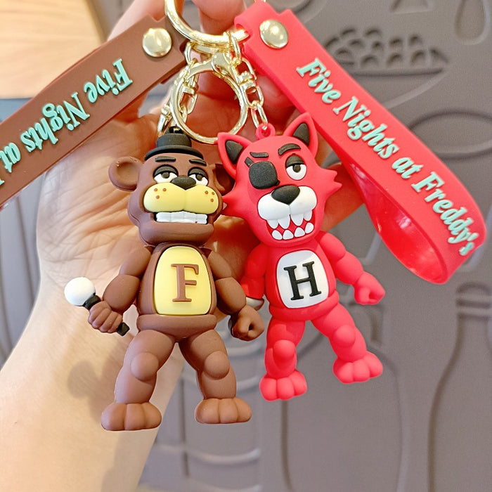 Wholesale Mutant Animal Cartoon Doll Silicone Keychain JDC-KC-MingT064