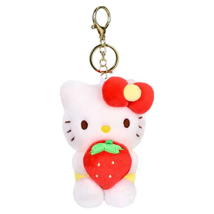 Wholesale Strawberry Cat Plush Doll Bag Pendant Girl' s Birthday Gift