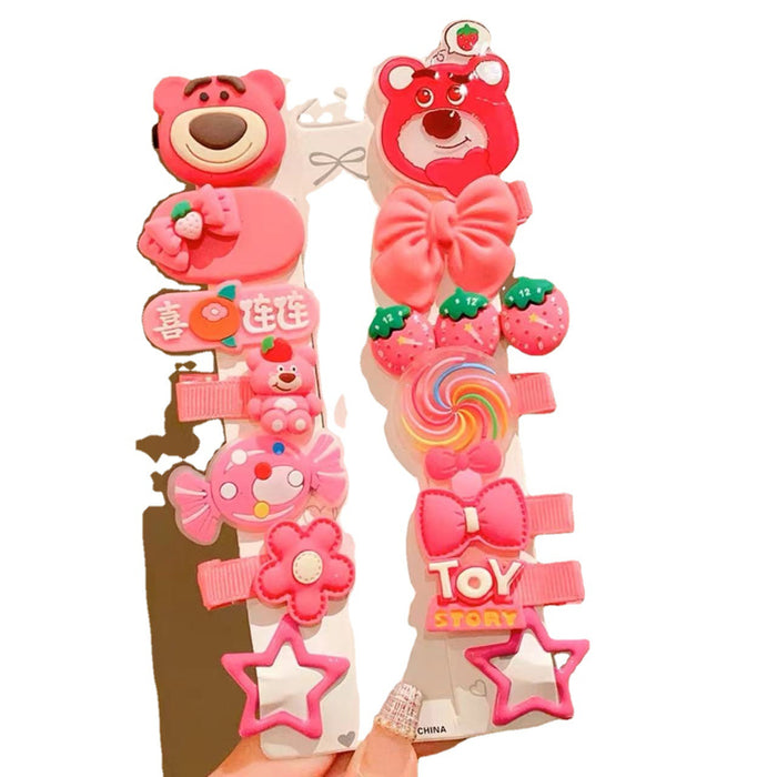 Wholesale Children Cartoon Hair Clip Set JDC-HC-Jiangx007