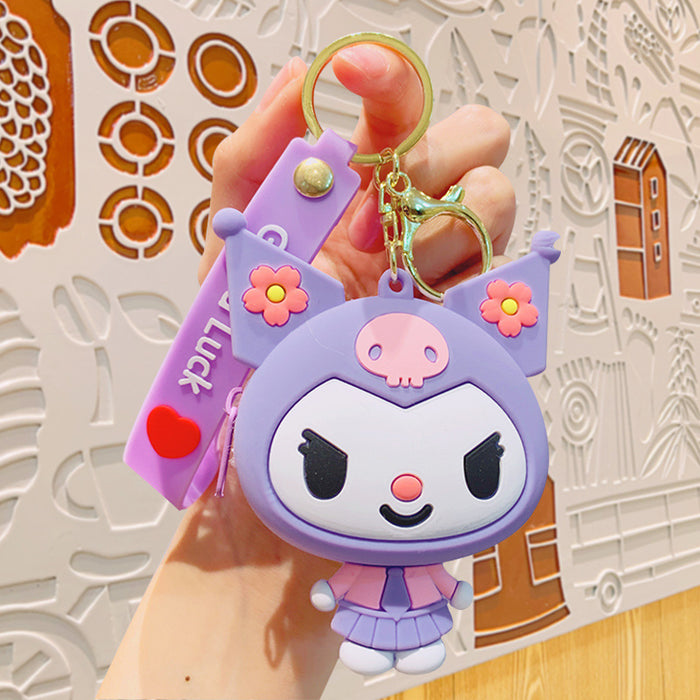 Wholesale   Cartoon Coin Purse Car Keychain Hanging Backpack Wholesale Doll Pendant Key Chain Jewelry