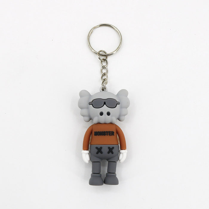 Wholesale Simple Cute Doll Bear Pendant Keychains