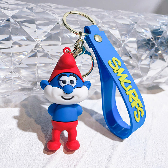 Wholesale Silicone Cartoon Doll Keychain JDC-KC-QiChao065