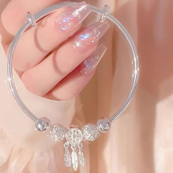 Wholesale Simple solid bracelet, dream catcher bracelet