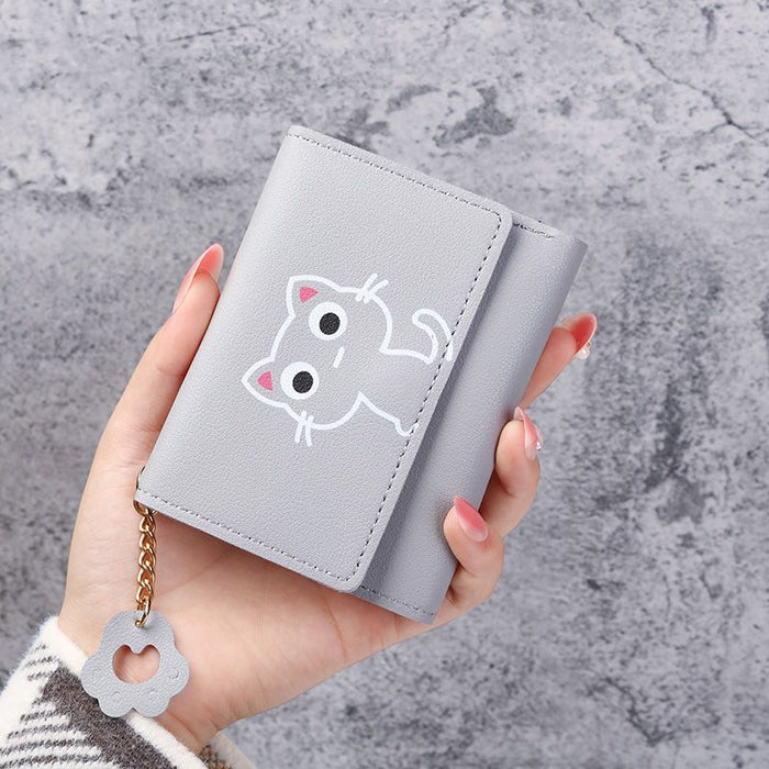 Wholesale Ancient Style Han Element Short Wallet in Pink PU - Multifunctional Card Holder Fashion Accessory