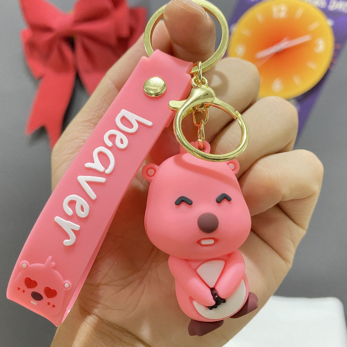 Wholesale PVC cartoon doll Keychain JDC-KC-WuYi097