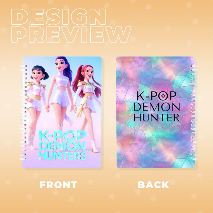 Wholesale HPOP printed pattern A5 spiral notebook for students and office use.