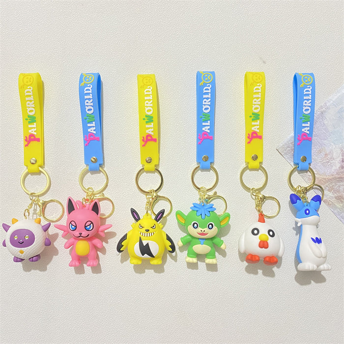 Wholesale PVC Cartoon Doll Keychain JDC-KC-WuYi040