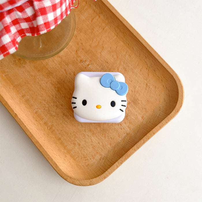 Wholesale Cartoon Cat Flip-Mirror Phone Grips